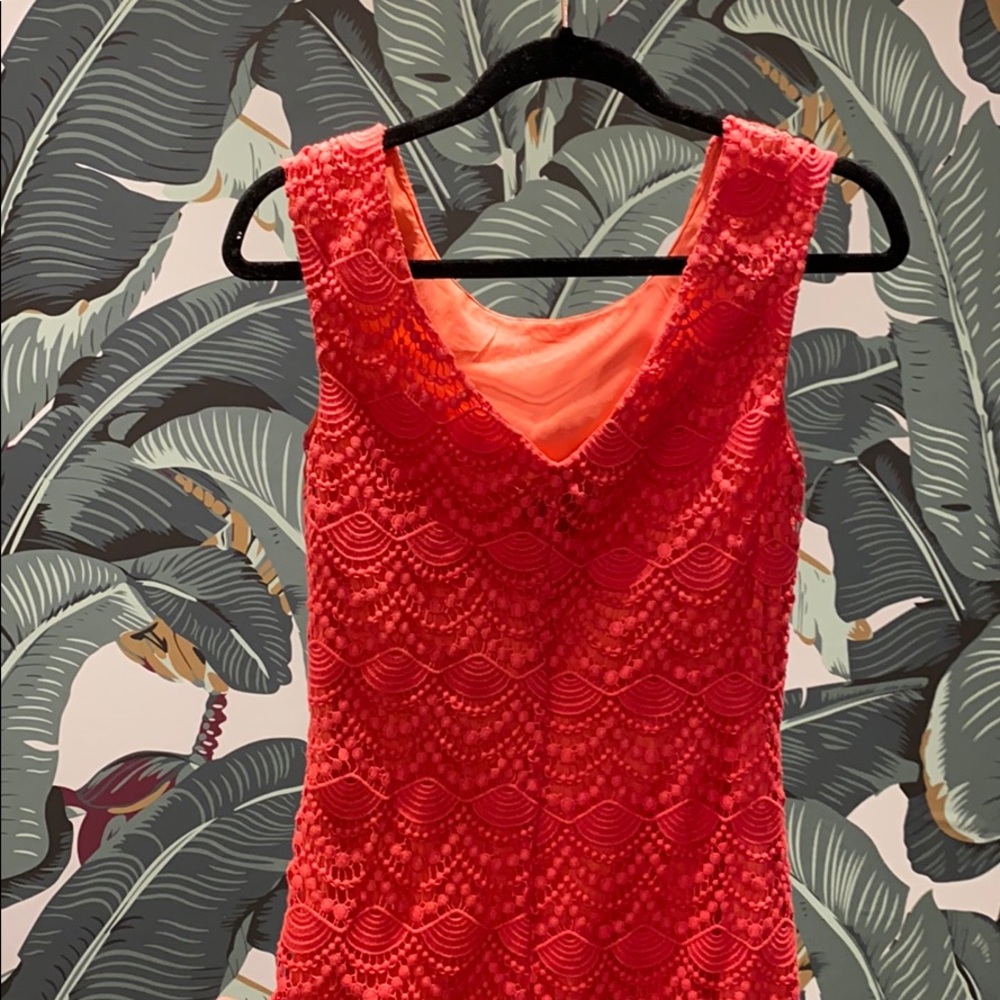 BEBE eyelet lace dress XXS